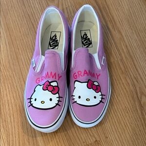 Vans Lavender Hello Kitty Slip-On Sneakers